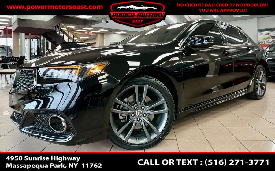 Used Acura TLX 3.5L FWD w/A-Spec Pkg Red Leather 2019 | Power Motors East. Massapequa Park, New York