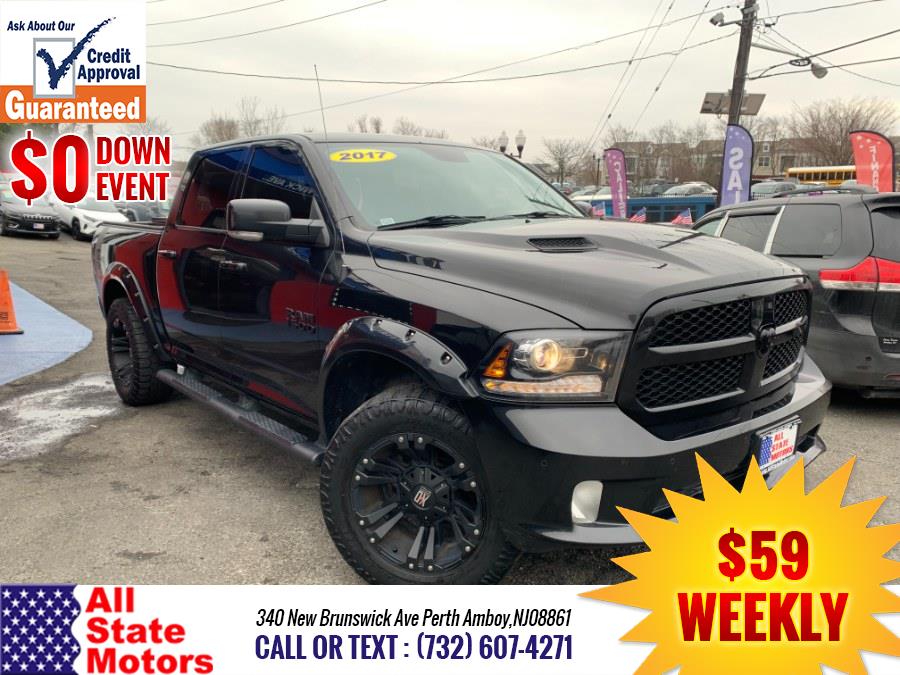 2017 Ram 1500 Night 4x4 Crew Cab 5''7" Box, available for sale in Perth Amboy, New Jersey | All State Motor Inc. Perth Amboy, New Jersey 2017 Ram 1500 Night 4x4 Crew Cab 5''7" Box, available for sale in Perth Amboy, New Jersey | All State Motor Inc. Perth Amboy, New Jersey