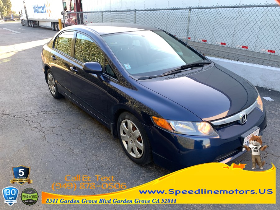 2007 Honda Civic Sdn 4dr AT LX, available for sale in Garden Grove, California | Speedline Motors. Garden Grove, California 2007 Honda Civic Sdn 4dr AT LX, available for sale in Garden Grove, California | Speedline Motors. Garden Grove, California