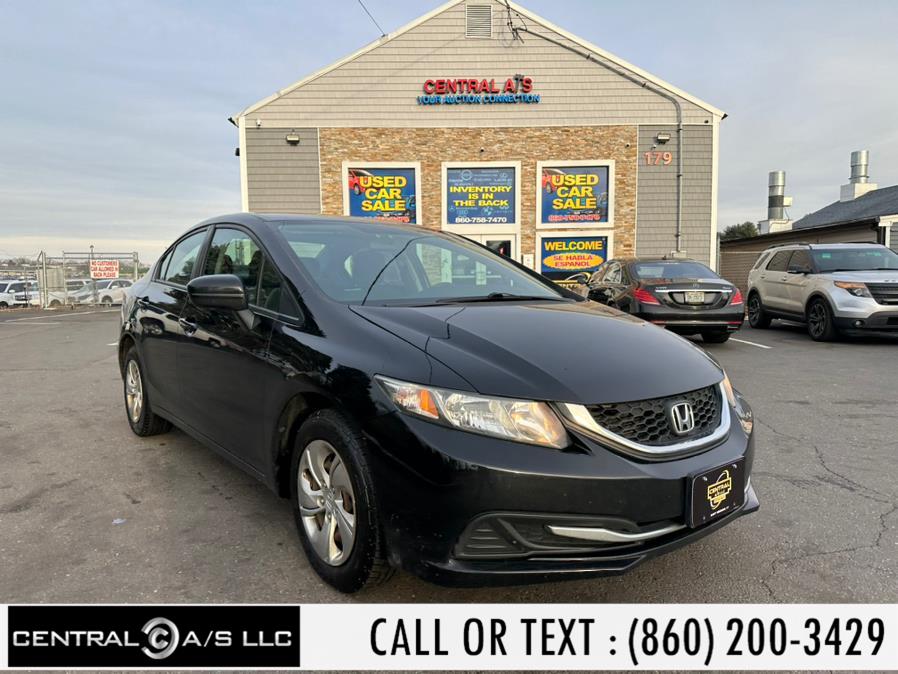 2014 Honda Civic Sedan 4dr CVT LX, available for sale in East Windsor, Connecticut | Central A/S LLC. East Windsor, Connecticut