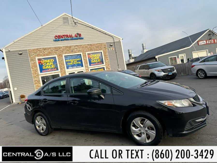 2014 Honda Civic Sedan 4dr CVT LX, available for sale in East Windsor, Connecticut | Central A/S LLC. East Windsor, Connecticut 2014 Honda Civic Sedan 4dr CVT LX, available for sale in East Windsor, Connecticut | Central A/S LLC. East Windsor, Connecticut