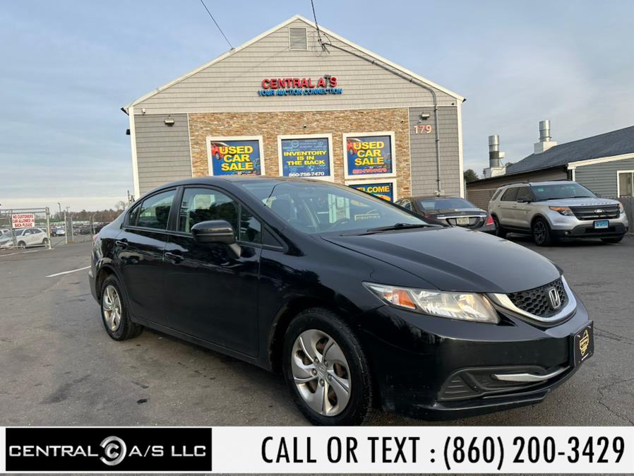 2014 Honda Civic Sedan 4dr CVT LX, available for sale in East Windsor, Connecticut | Central A/S LLC. East Windsor, Connecticut 2014 Honda Civic Sedan 4dr CVT LX, available for sale in East Windsor, Connecticut | Central A/S LLC. East Windsor, Connecticut
