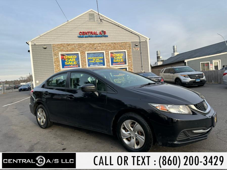 2014 Honda Civic Sedan 4dr CVT LX, available for sale in East Windsor, Connecticut | Central A/S LLC. East Windsor, Connecticut 2014 Honda Civic Sedan 4dr CVT LX, available for sale in East Windsor, Connecticut | Central A/S LLC. East Windsor, Connecticut