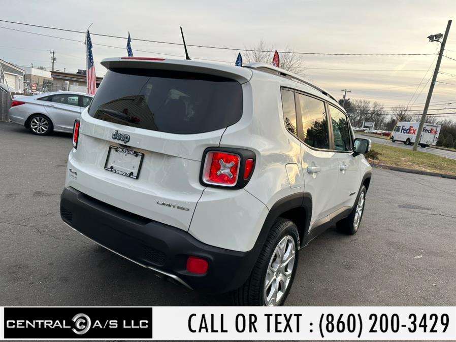 2016 Jeep Renegade 4WD 4dr Limited, available for sale in East Windsor, Connecticut | Central A/S LLC. East Windsor, Connecticut 2016 Jeep Renegade 4WD 4dr Limited, available for sale in East Windsor, Connecticut | Central A/S LLC. East Windsor, Connecticut