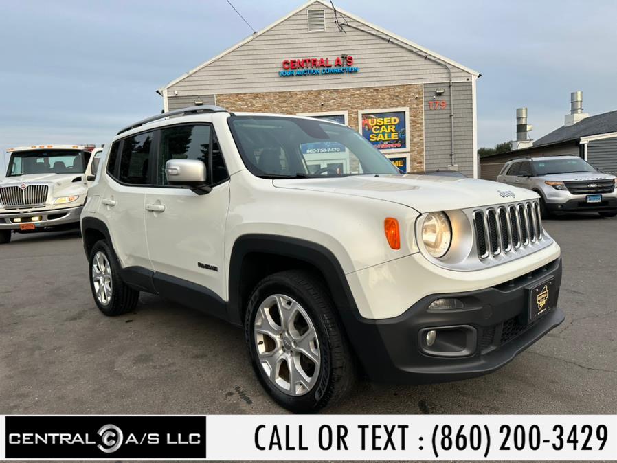2016 Jeep Renegade 4WD 4dr Limited, available for sale in East Windsor, Connecticut | Central A/S LLC. East Windsor, Connecticut 2016 Jeep Renegade 4WD 4dr Limited, available for sale in East Windsor, Connecticut | Central A/S LLC. East Windsor, Connecticut