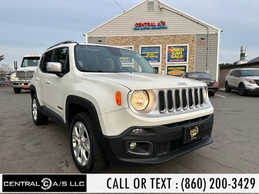 2016 Jeep Renegade 4WD 4dr Limited, available for sale in East Windsor, Connecticut | Central A/S LLC. East Windsor, Connecticut 2016 Jeep Renegade 4WD 4dr Limited, available for sale in East Windsor, Connecticut | Central A/S LLC. East Windsor, Connecticut