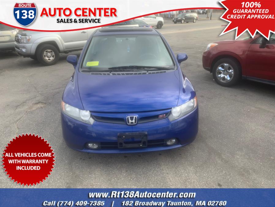 2008 Honda Civic Sdn 4dr Man Si w/Summer Tires, available for sale in Taunton, Massachusetts | Rt 138 Auto Center Inc . Taunton, Massachusetts