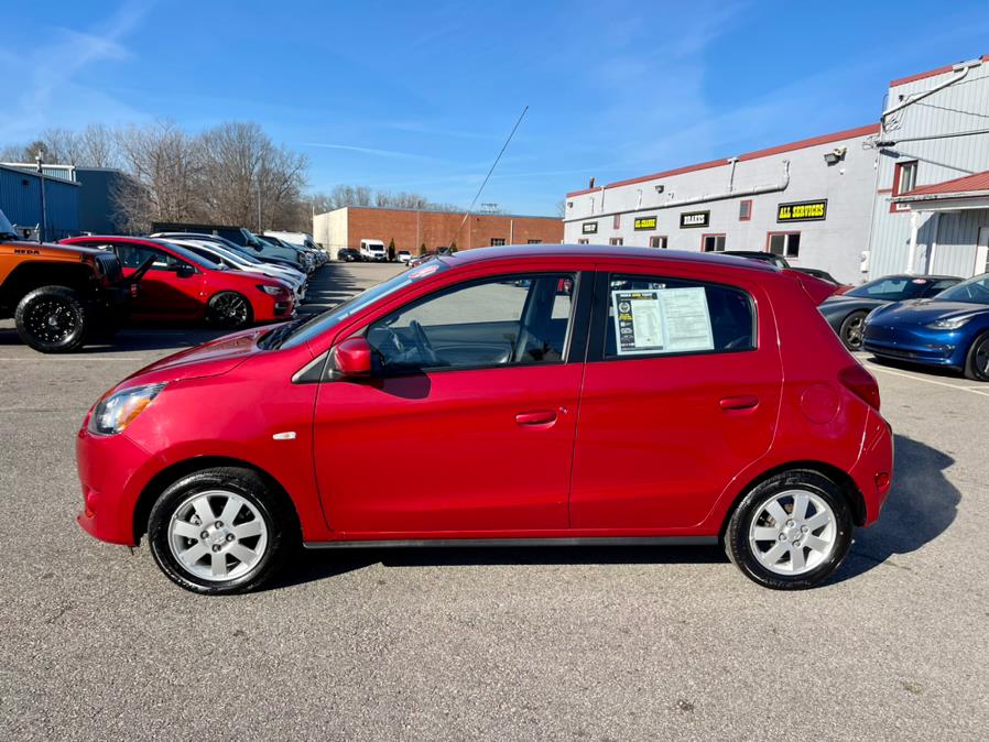 2014 Mitsubishi Mirage 4dr HB CVT ES, available for sale in South Windsor, Connecticut | Mike And Tony Auto Sales, Inc. South Windsor, Connecticut 2014 Mitsubishi Mirage 4dr HB CVT ES, available for sale in South Windsor, Connecticut | Mike And Tony Auto Sales, Inc. South Windsor, Connecticut