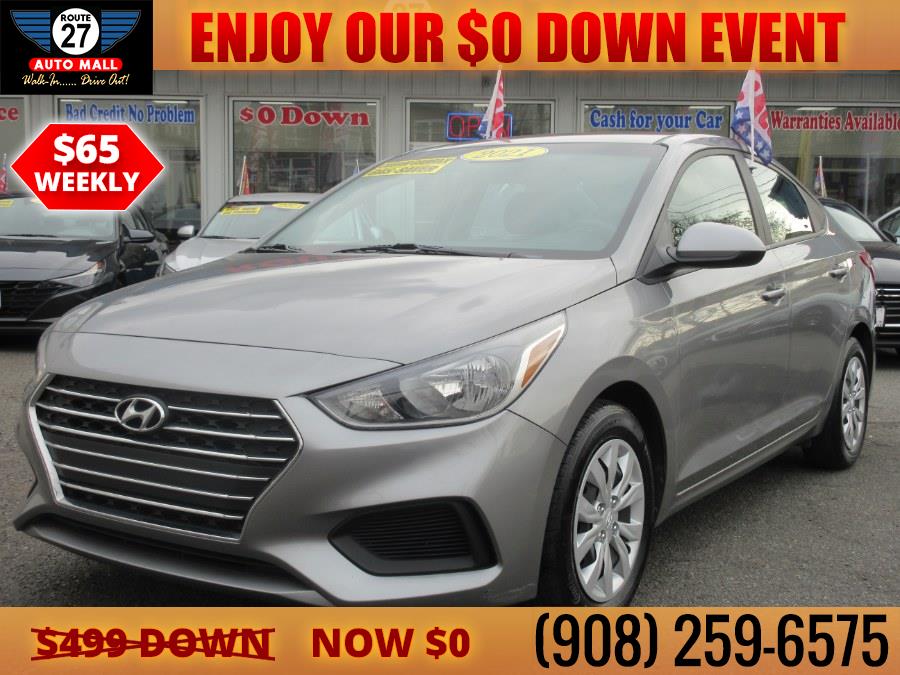 Used Hyundai Accent SE Sedan IVT 2021 | Route 27 Auto Mall. Linden, New Jersey