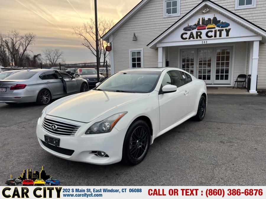 2013 Infiniti G37 Coupe 2dr x AWD, available for sale in East Windsor, Connecticut | Car City LLC. East Windsor, Connecticut 2013 Infiniti G37 Coupe 2dr x AWD, available for sale in East Windsor, Connecticut | Car City LLC. East Windsor, Connecticut