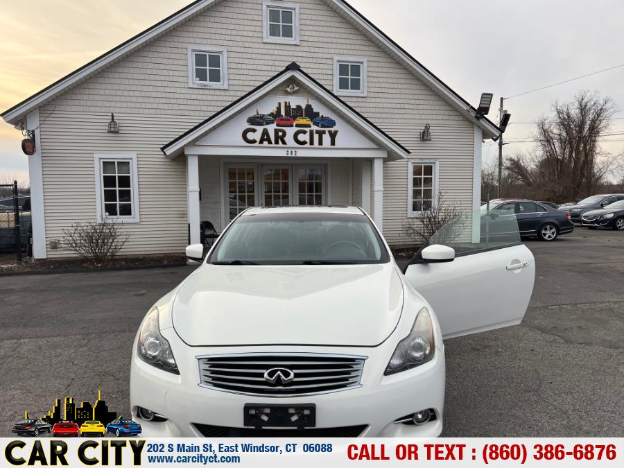 2013 Infiniti G37 Coupe 2dr x AWD, available for sale in East Windsor, Connecticut | Car City LLC. East Windsor, Connecticut 2013 Infiniti G37 Coupe 2dr x AWD, available for sale in East Windsor, Connecticut | Car City LLC. East Windsor, Connecticut