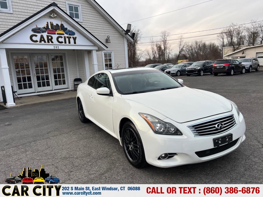2013 Infiniti G37 Coupe 2dr x AWD, available for sale in East Windsor, Connecticut | Car City LLC. East Windsor, Connecticut 2013 Infiniti G37 Coupe 2dr x AWD, available for sale in East Windsor, Connecticut | Car City LLC. East Windsor, Connecticut