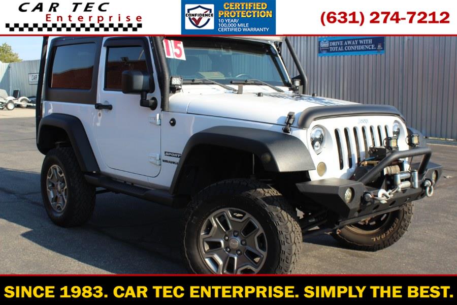 2015 Jeep Wrangler 4WD 2dr Willys Wheeler, available for sale in Deer Park, New York | Car Tec Enterprise Leasing & Sales LLC. Deer Park, New York