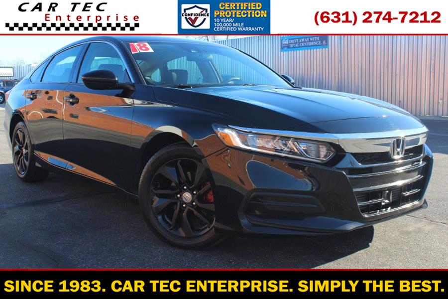 2018 Honda Accord Sedan LX 1.5T CVT, available for sale in Deer Park, New York | Car Tec Enterprise Leasing & Sales LLC. Deer Park, New York 2018 Honda Accord Sedan LX 1.5T CVT, available for sale in Deer Park, New York | Car Tec Enterprise Leasing & Sales LLC. Deer Park, New York