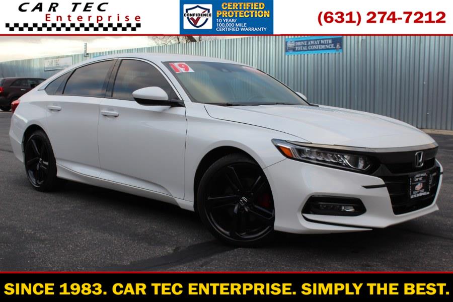 2019 Honda Accord Sedan Sport 1.5T CVT, available for sale in Deer Park, New York | Car Tec Enterprise Leasing & Sales LLC. Deer Park, New York 2019 Honda Accord Sedan Sport 1.5T CVT, available for sale in Deer Park, New York | Car Tec Enterprise Leasing & Sales LLC. Deer Park, New York