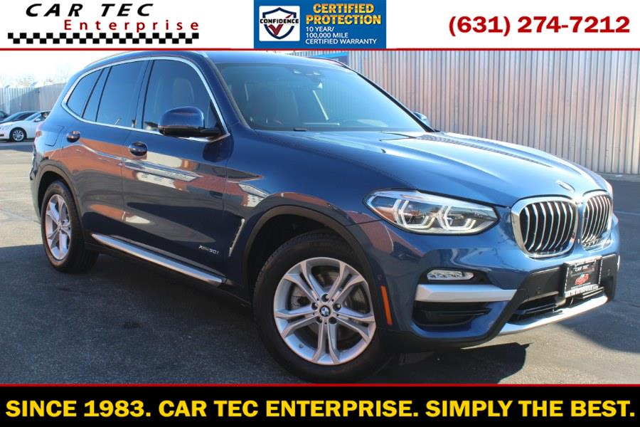 2018 BMW X3 xDrive30i Sports Activity Vehicle, available for sale in Deer Park, New York | Car Tec Enterprise Leasing & Sales LLC. Deer Park, New York