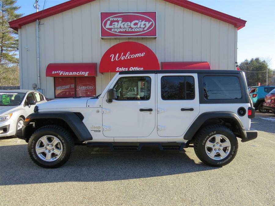 2020 Jeep Wrangler Unlimited Sport S 4x4 4dr SUV, available for sale in Auburn, Maine | Lake City Exports Inc. Auburn, Maine 2020 Jeep Wrangler Unlimited Sport S 4x4 4dr SUV, available for sale in Auburn, Maine | Lake City Exports Inc. Auburn, Maine