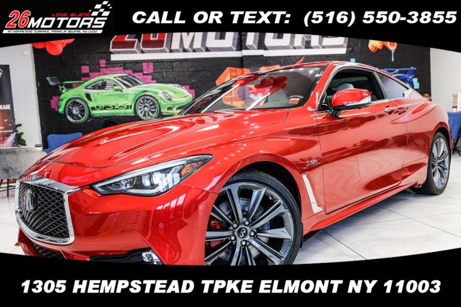 2018 INFINITI Q60 RED SPORT 400 AWD, available for sale in ELMONT, New York | 26 Motors Long Island. ELMONT, New York