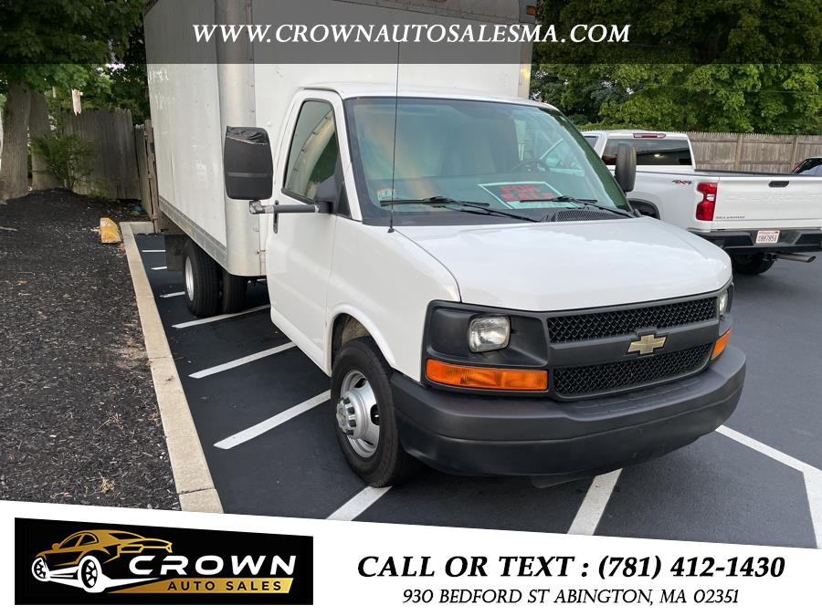 2012 Chevrolet Express Commercial Cutaway RWD 3500 139" WB Work Van, available for sale in Abington, Massachusetts | Crown Auto Sales. Abington, Massachusetts 2012 Chevrolet Express Commercial Cutaway RWD 3500 139" WB Work Van, available for sale in Abington, Massachusetts | Crown Auto Sales. Abington, Massachusetts