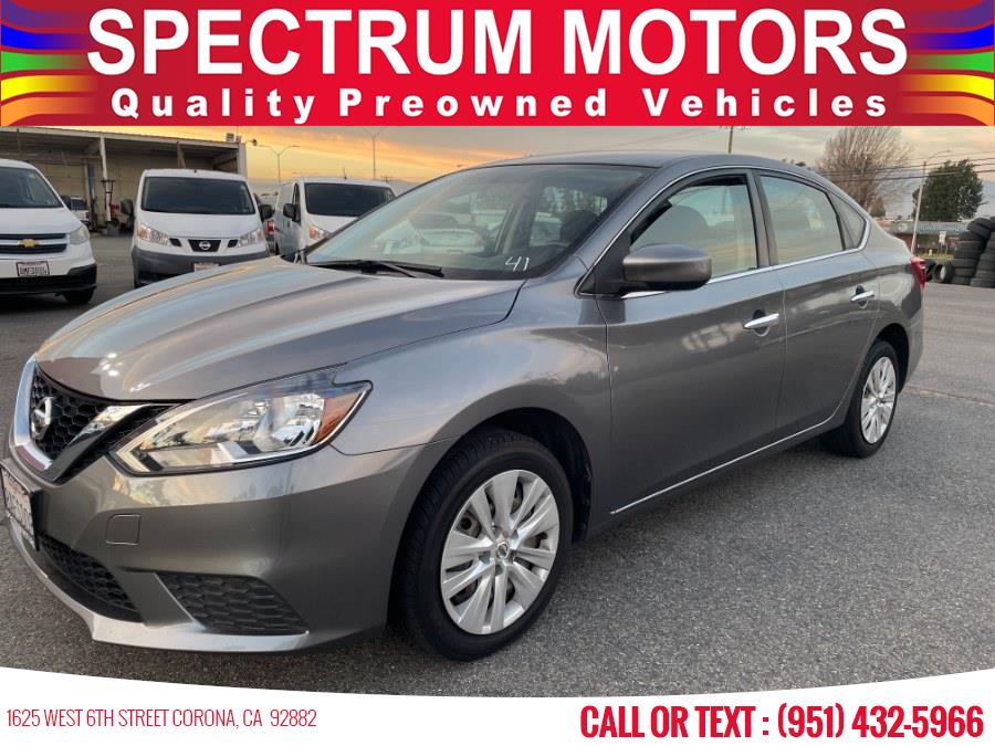 2017 Nissan Sentra SV CVT, available for sale in Corona, California | Spectrum Motors. Corona, California 2017 Nissan Sentra SV CVT, available for sale in Corona, California | Spectrum Motors. Corona, California