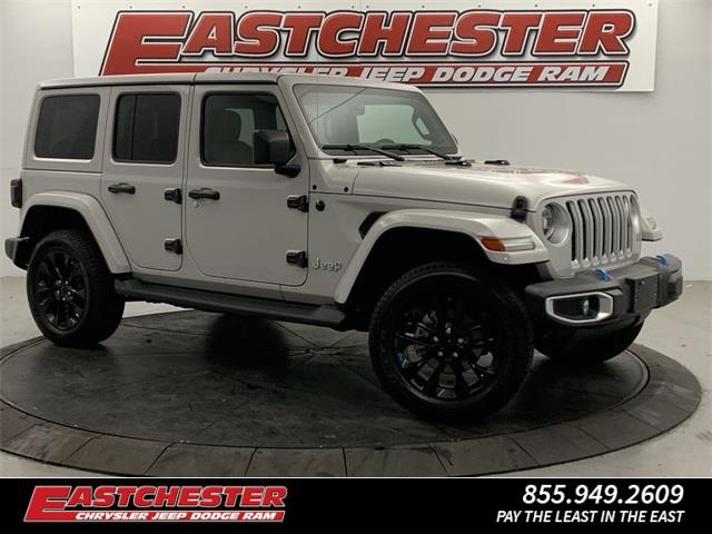 2022 Jeep Wrangler Unlimited Sahara 4xe, available for sale in Bronx, New York | Eastchester Motor Cars. Bronx, New York