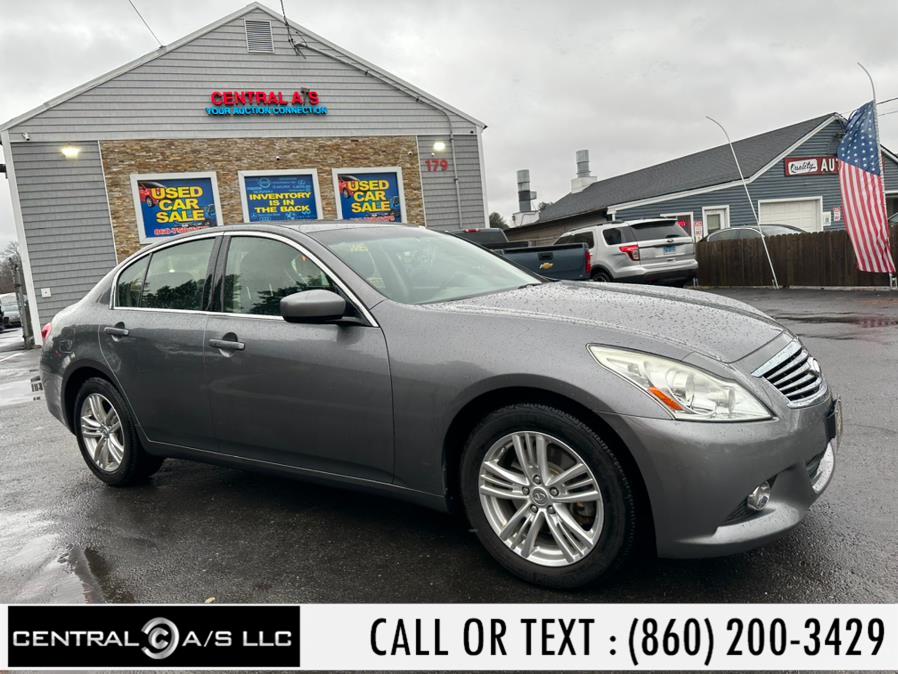 Used INFINITI G37 Sedan 4dr x AWD 2012 | Central A/S LLC. East Windsor, Connecticut Used INFINITI G37 Sedan 4dr x AWD 2012 | Central A/S LLC. East Windsor, Connecticut