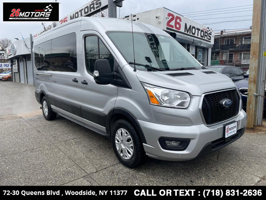 2021 Ford Transit Passenger Wagon T-350 148" Med Roof XLT RWD, available for sale in Woodside, New York | 26 Motors Queens. Woodside, New York 2021 Ford Transit Passenger Wagon T-350 148" Med Roof XLT RWD, available for sale in Woodside, New York | 26 Motors Queens. Woodside, New York