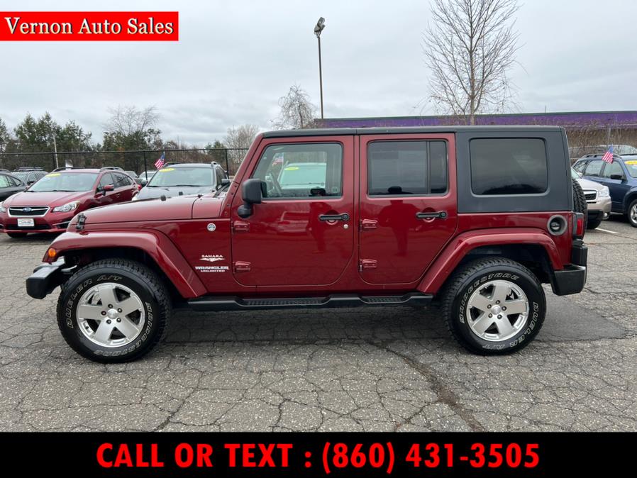 2009 Jeep Wrangler Unlimited 4WD 4dr Sahara, available for sale in Manchester, Connecticut | Vernon Auto Sale & Service. Manchester, Connecticut 2009 Jeep Wrangler Unlimited 4WD 4dr Sahara, available for sale in Manchester, Connecticut | Vernon Auto Sale & Service. Manchester, Connecticut
