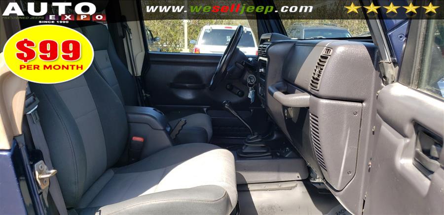 2002 Jeep Wrangler 2dr X, available for sale in Huntington, New York | Auto Expo. Huntington, New York 2002 Jeep Wrangler 2dr X, available for sale in Huntington, New York | Auto Expo. Huntington, New York