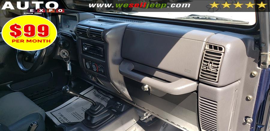 2002 Jeep Wrangler 2dr X, available for sale in Huntington, New York | Auto Expo. Huntington, New York 2002 Jeep Wrangler 2dr X, available for sale in Huntington, New York | Auto Expo. Huntington, New York