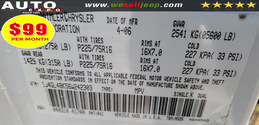 2006 Jeep Liberty 4dr Sport 4WD, available for sale in Huntington, New York | Auto Expo. Huntington, New York 2006 Jeep Liberty 4dr Sport 4WD, available for sale in Huntington, New York | Auto Expo. Huntington, New York
