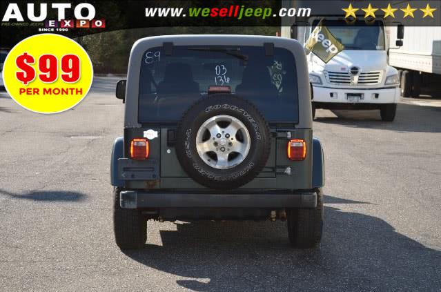 2003 Jeep Wrangler 2dr Sahara, available for sale in Huntington, New York | Auto Expo. Huntington, New York 2003 Jeep Wrangler 2dr Sahara, available for sale in Huntington, New York | Auto Expo. Huntington, New York