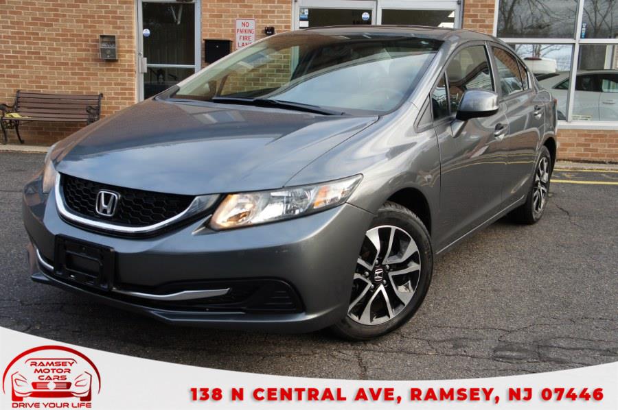 2013 Honda Civic Sdn 4dr Auto EX, available for sale in Ramsey, New Jersey | Ramsey Motor Cars Inc. Ramsey, New Jersey