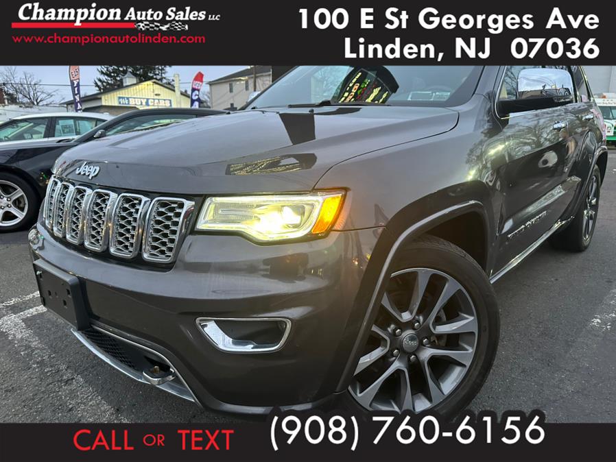 2017 Jeep Grand Cherokee Overland 4x4, available for sale in Linden, New Jersey | Champion Used Auto Sales. Linden, New Jersey