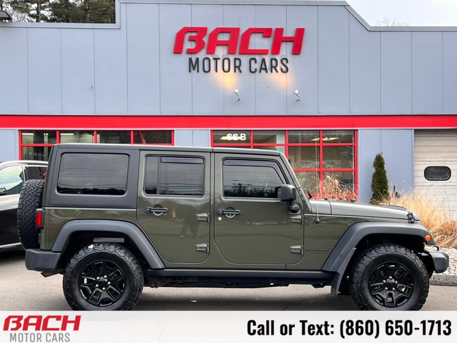 2016 Jeep Wrangler Unlimited 4WD 4dr Black Bear *Ltd Avail*, available for sale in Canton , Connecticut | Bach Motor Cars. Canton , Connecticut