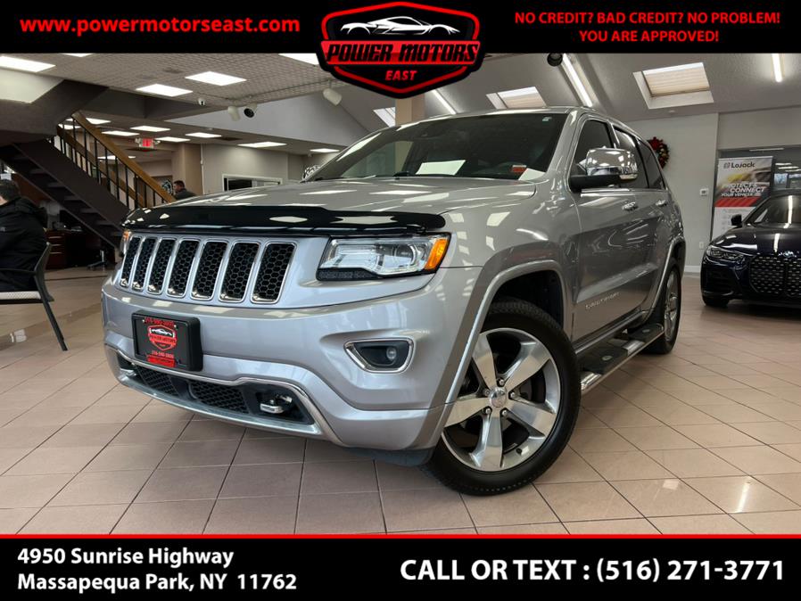2014 Jeep Grand Cherokee 4WD 4dr Overland, available for sale in Massapequa Park, New York | Power Motors East. Massapequa Park, New York