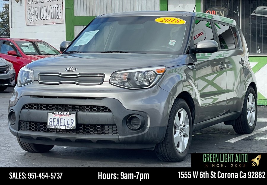 2018 Kia Soul Base Auto, available for sale in Corona, California | Green Light Auto. Corona, California 2018 Kia Soul Base Auto, available for sale in Corona, California | Green Light Auto. Corona, California