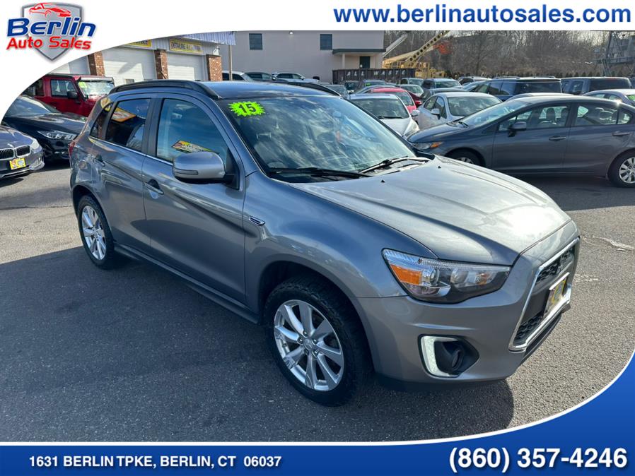 2015 Mitsubishi Outlander Sport AWD 4dr CVT 2.4 GT, available for sale in Berlin, Connecticut | Berlin Auto Sales LLC. Berlin, Connecticut 2015 Mitsubishi Outlander Sport AWD 4dr CVT 2.4 GT, available for sale in Berlin, Connecticut | Berlin Auto Sales LLC. Berlin, Connecticut