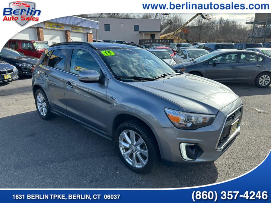 2015 Mitsubishi Outlander Sport AWD 4dr CVT 2.4 GT, available for sale in Berlin, Connecticut | Berlin Auto Sales LLC. Berlin, Connecticut 2015 Mitsubishi Outlander Sport AWD 4dr CVT 2.4 GT, available for sale in Berlin, Connecticut | Berlin Auto Sales LLC. Berlin, Connecticut