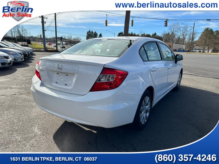 2012 Honda Civic Sdn 4dr Auto LX, available for sale in Berlin, Connecticut | Berlin Auto Sales LLC. Berlin, Connecticut 2012 Honda Civic Sdn 4dr Auto LX, available for sale in Berlin, Connecticut | Berlin Auto Sales LLC. Berlin, Connecticut