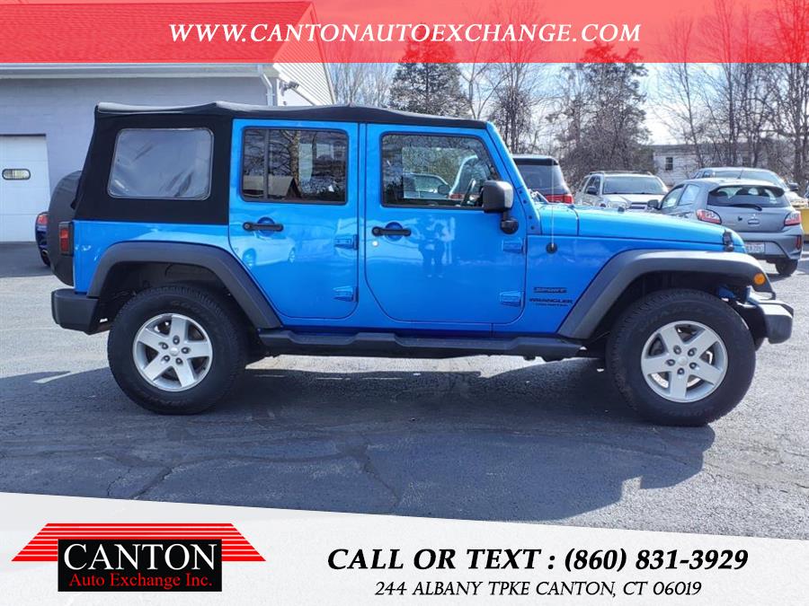 Used Jeep Wrangler Unlimited Sport 2016 | Canton Auto Exchange. Canton, Connecticut Used Jeep Wrangler Unlimited Sport 2016 | Canton Auto Exchange. Canton, Connecticut