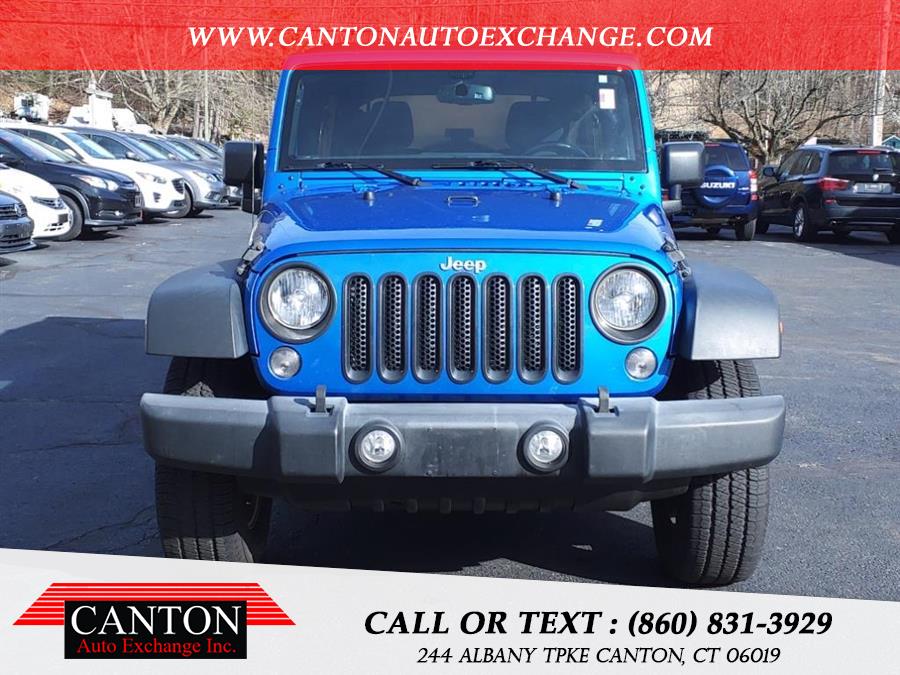 Used Jeep Wrangler Unlimited Sport 2016 | Canton Auto Exchange. Canton, Connecticut Used Jeep Wrangler Unlimited Sport 2016 | Canton Auto Exchange. Canton, Connecticut