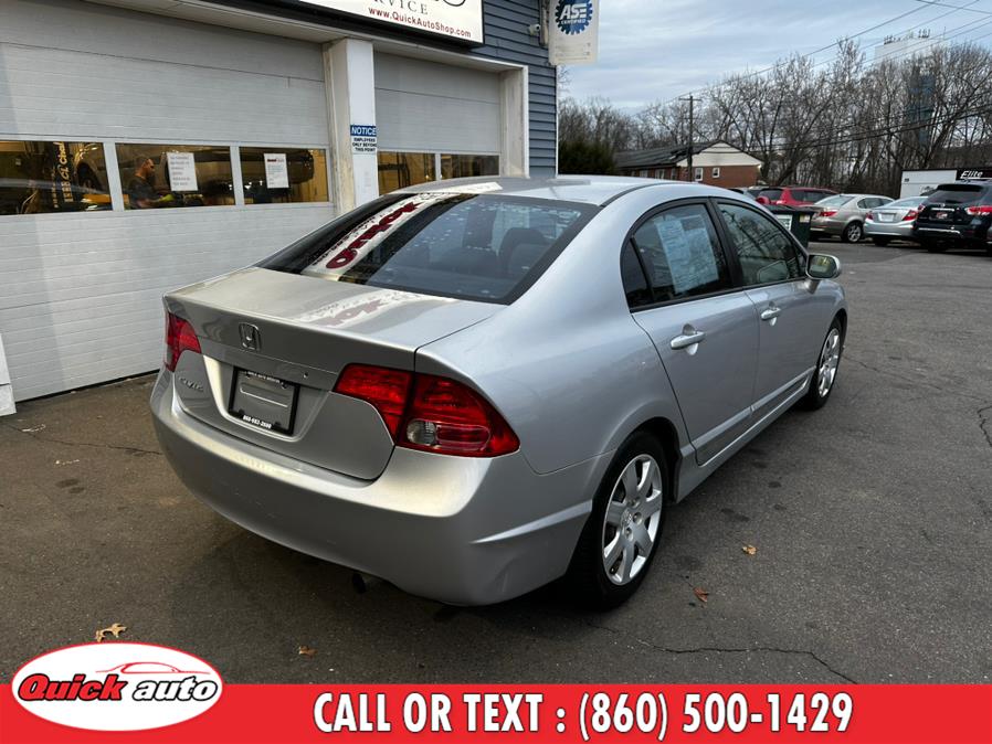 2007 Honda Civic Sdn 4dr AT LX, available for sale in Bristol, Connecticut | Quick Auto LLC. Bristol, Connecticut 2007 Honda Civic Sdn 4dr AT LX, available for sale in Bristol, Connecticut | Quick Auto LLC. Bristol, Connecticut