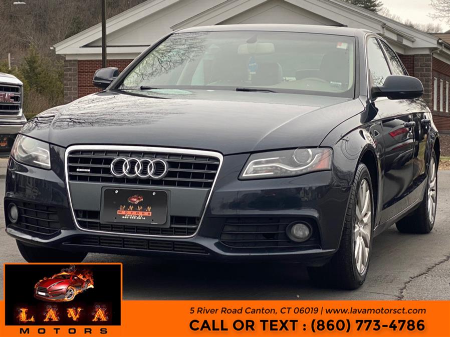 Used Audi A4 4dr Sdn Auto quattro 2.0T Premium 2012 | Lava Motors. Canton, Connecticut