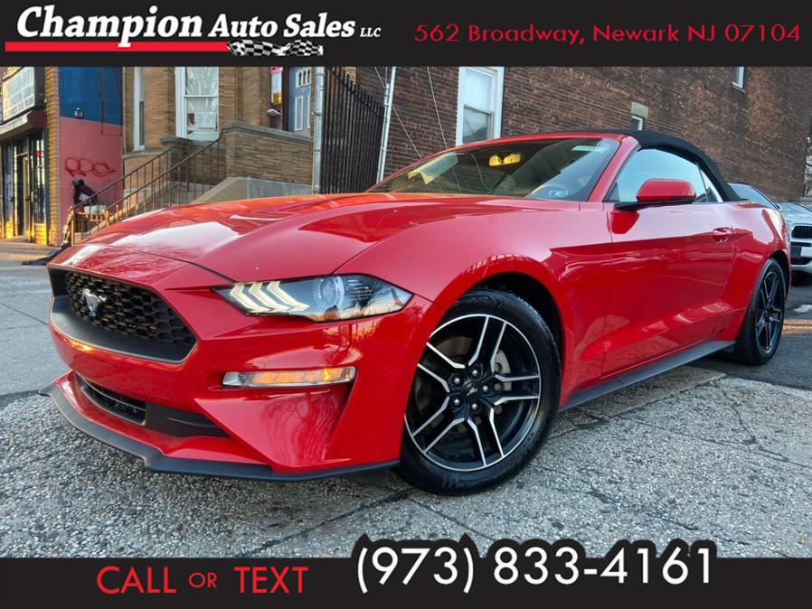 2018 Ford Mustang EcoBoost Premium Convertible, available for sale in Newark , New Jersey | Champion Used Auto Sales 2. Newark , New Jersey