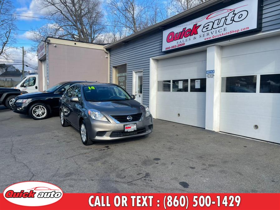 Used Nissan Versa 4dr Sdn CVT 1.6 SV 2014 | Quick Auto LLC. Bristol, Connecticut Used Nissan Versa 4dr Sdn CVT 1.6 SV 2014 | Quick Auto LLC. Bristol, Connecticut