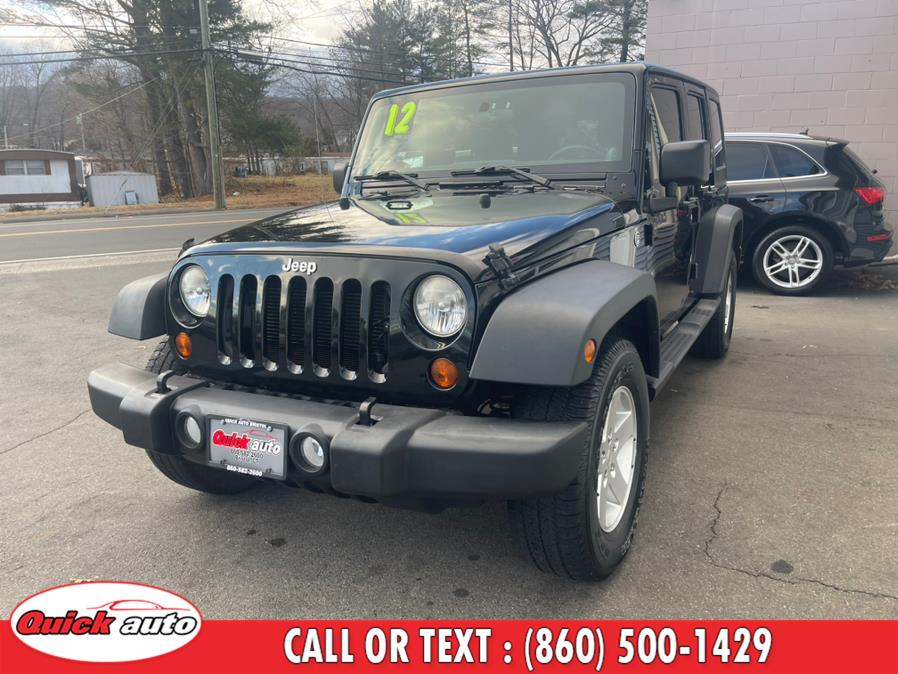 2012 Jeep Wrangler Unlimited 4WD 4dr Sport, available for sale in Bristol, Connecticut | Quick Auto LLC. Bristol, Connecticut 2012 Jeep Wrangler Unlimited 4WD 4dr Sport, available for sale in Bristol, Connecticut | Quick Auto LLC. Bristol, Connecticut
