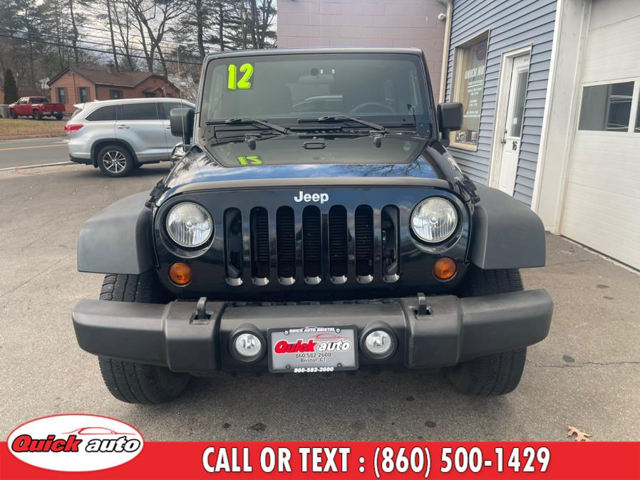 2012 Jeep Wrangler Unlimited 4WD 4dr Sport, available for sale in Bristol, Connecticut | Quick Auto LLC. Bristol, Connecticut 2012 Jeep Wrangler Unlimited 4WD 4dr Sport, available for sale in Bristol, Connecticut | Quick Auto LLC. Bristol, Connecticut