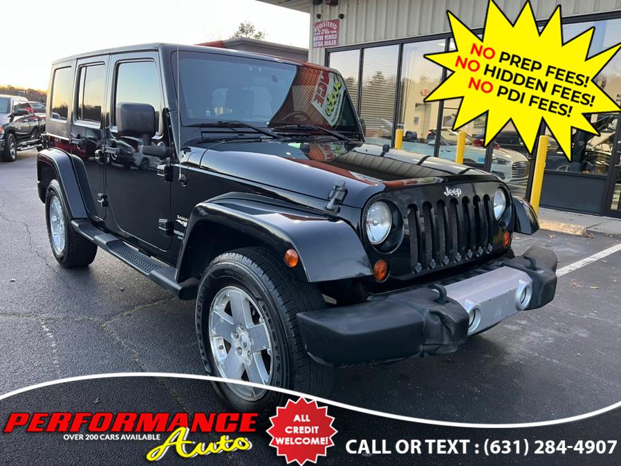 2008 Jeep Wrangler Unlimited 4WD 4dr Unlimited Sahara, available for sale in Bohemia, New York | Performance Auto Inc. Bohemia, New York