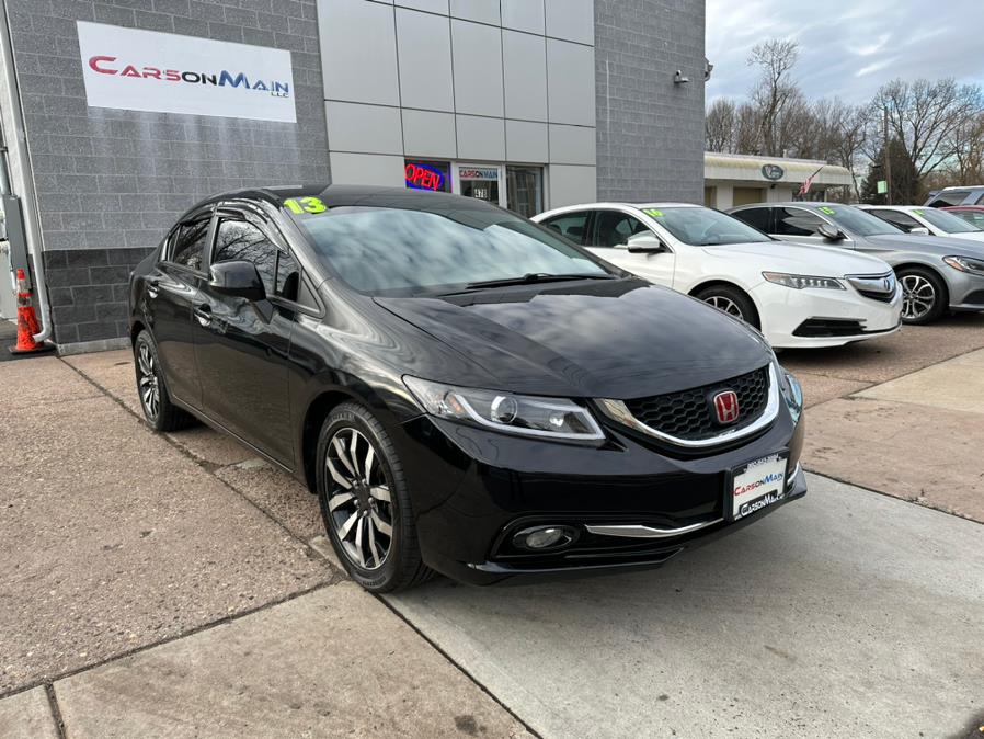 2013 Honda Civic Sdn 4dr Auto LX PZEV, available for sale in Manchester, Connecticut | Carsonmain LLC. Manchester, Connecticut
